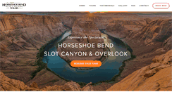 Desktop Screenshot of horseshoebendtours.com